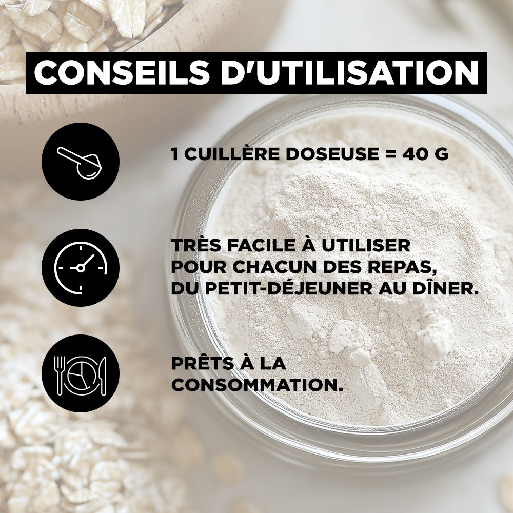 Flocons Avoine Instant BIO en Poudre