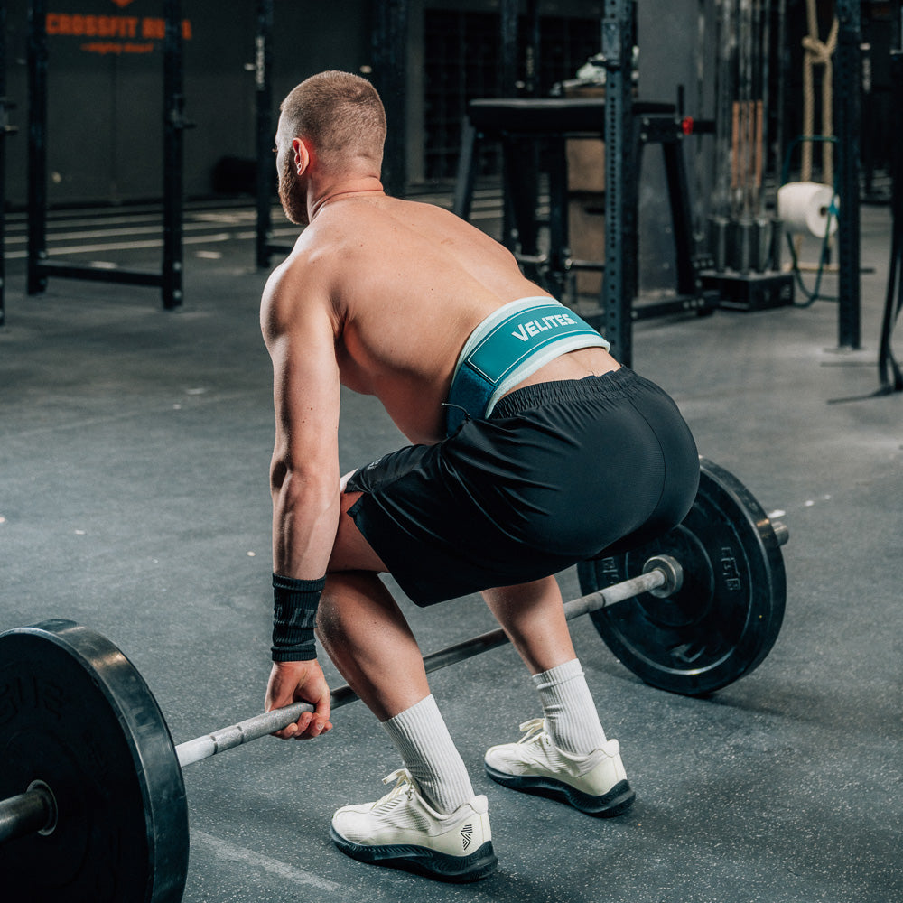 Ceinture Haltérophilie Bleue Taille L