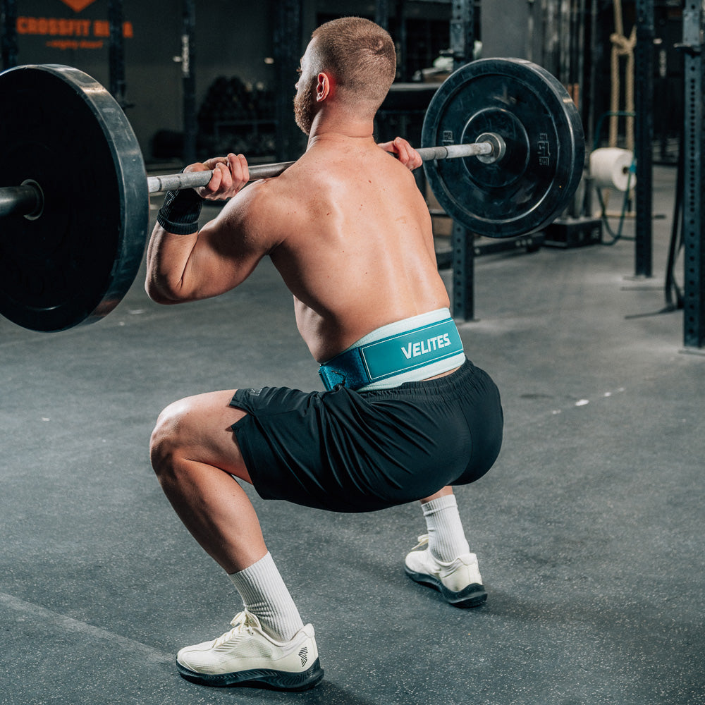 Ceinture Haltérophilie Bleue Taille XL