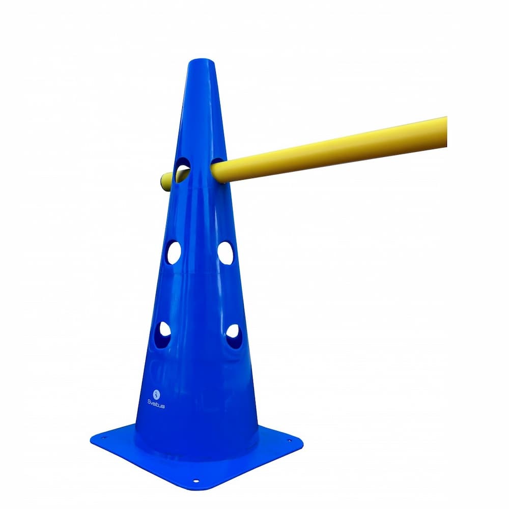 Set 2 cônes multifonction + Barre SVELTUS - FitnessBoutique