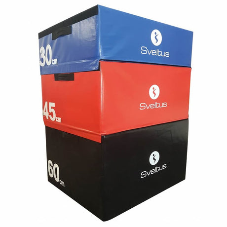 Set de 3 plyobox mousse 30/45/60 cm SVELTUS - FitnessBoutique